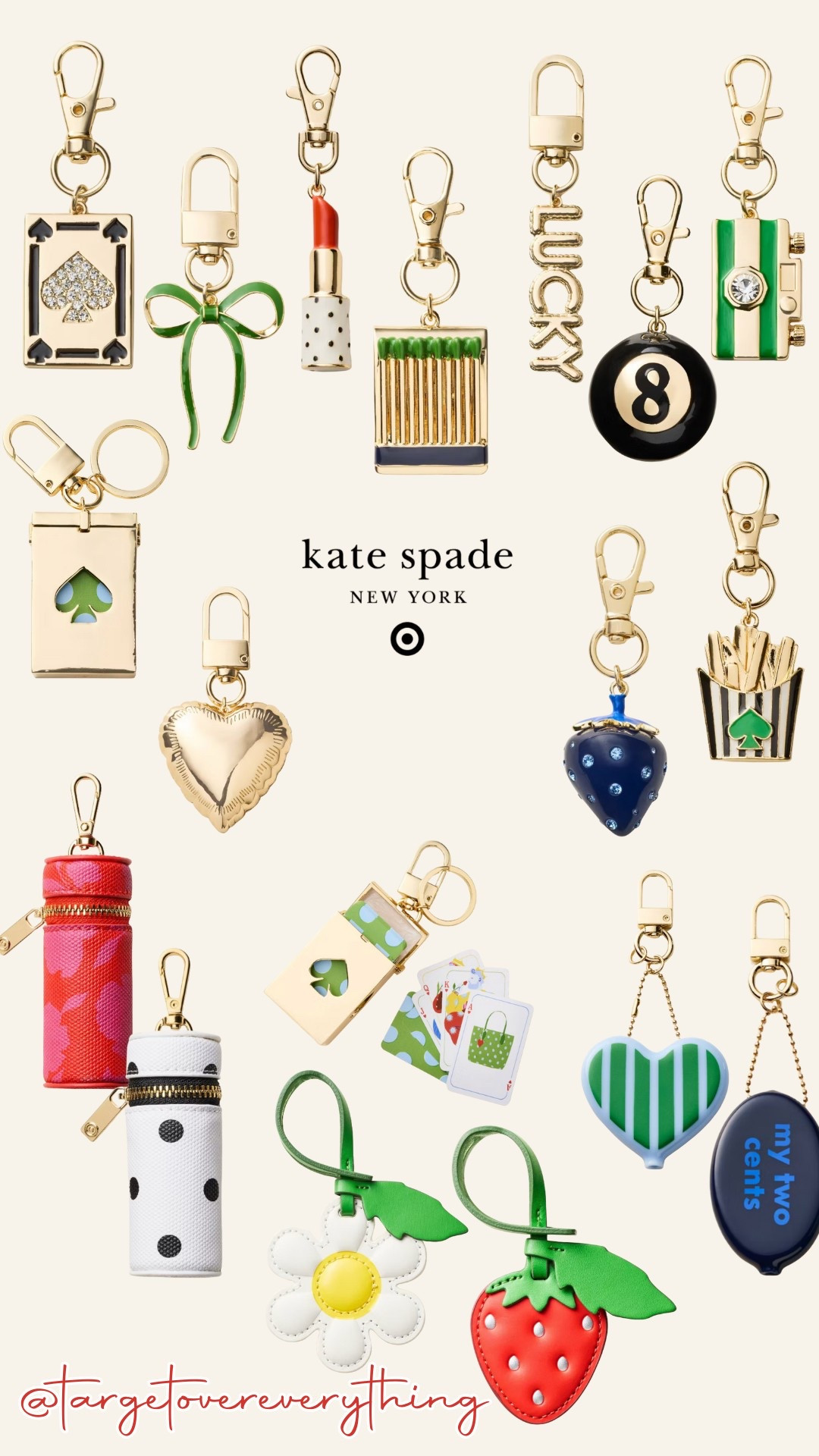 Kate Spade x Target bag charms