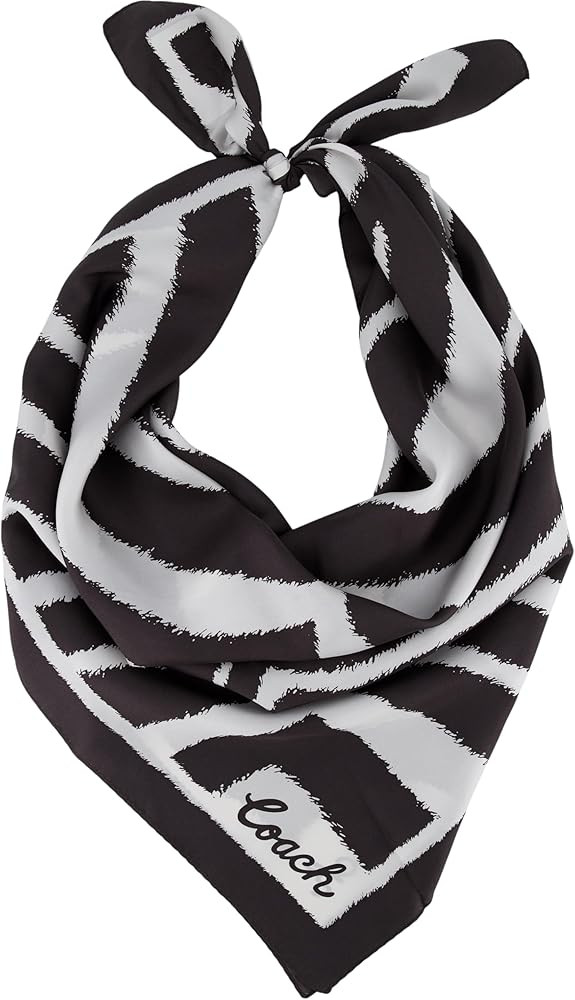 COACH ZEBRA PRINTED SILK SQUARE | Amazon (US)