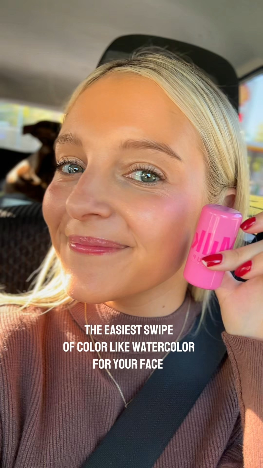 My favorite on-the-go lip and cheek stain!! Perfect for your purse #lipstain #cheekstain #lippie 