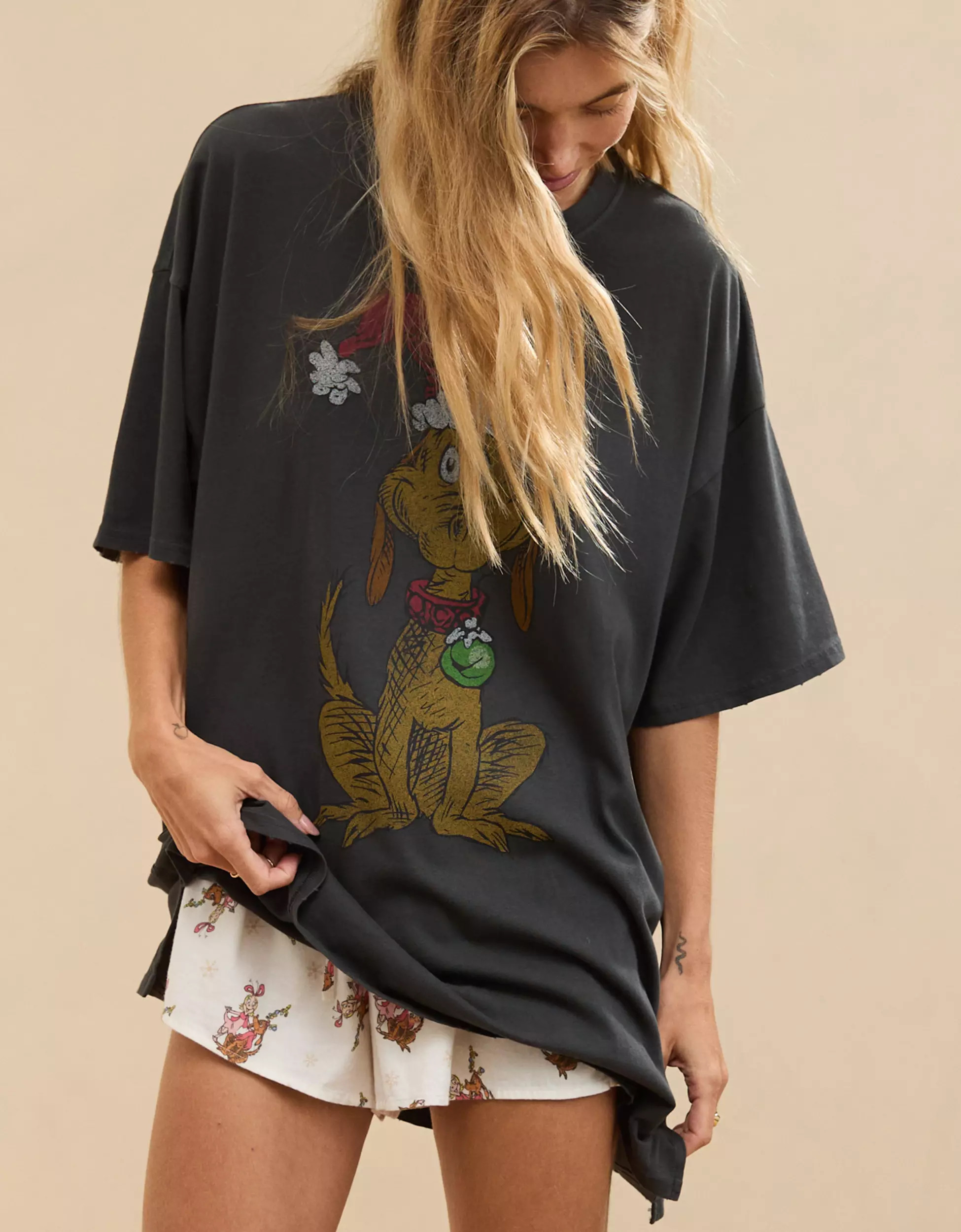 Aerie Dr Seuss Sleep Happens Night Tee | American Eagle Outfitters (US & CA)