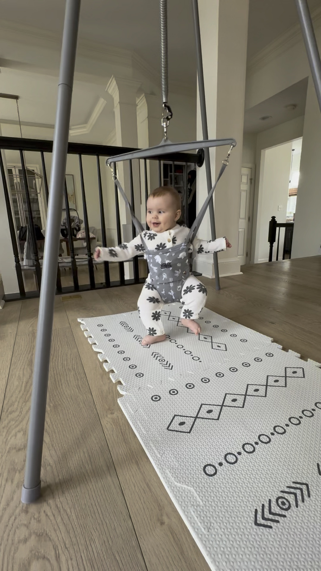 This jumper takes the cake for her favorite Christmas gift, she has a ball in this thing, and we love that it helps her develop strength, coordination, and balance! Def recommend for babies 6 mo+

#baby #babytoy #registry #expecting

#LTKBump #LTKBaby #LTKKids