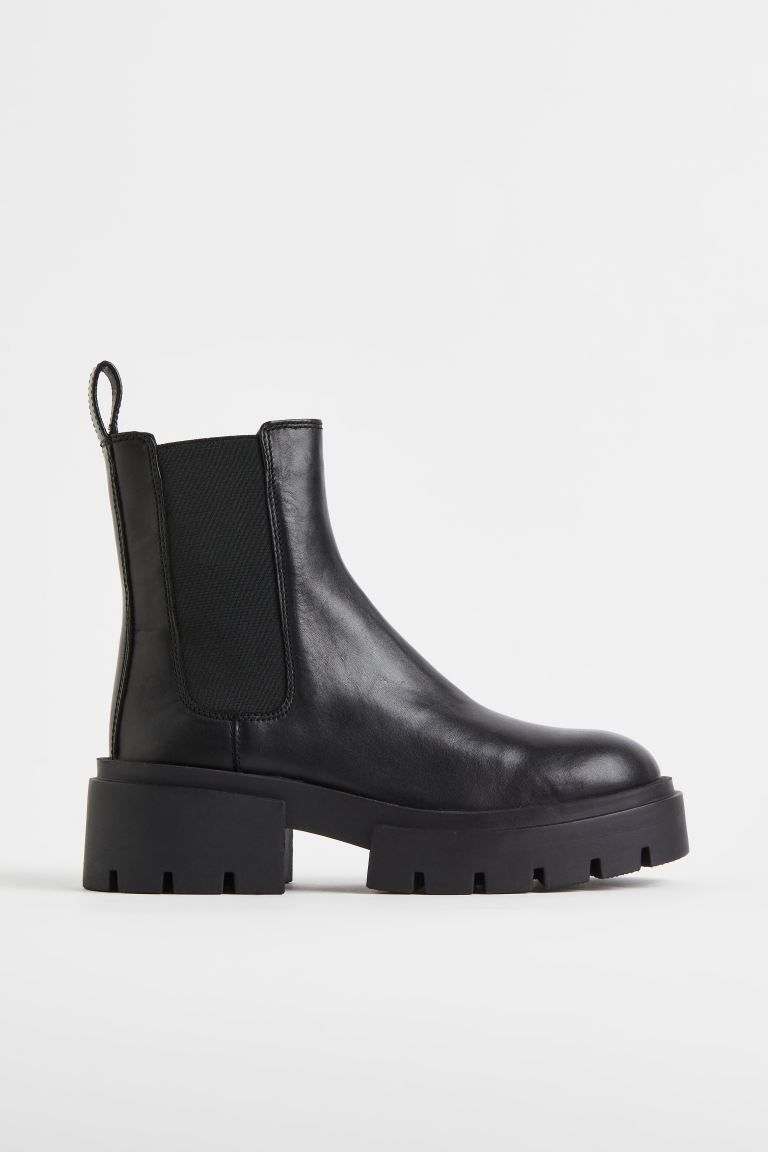 Leren chelseaboots | H&M (DE, AT, CH, NL, FI)