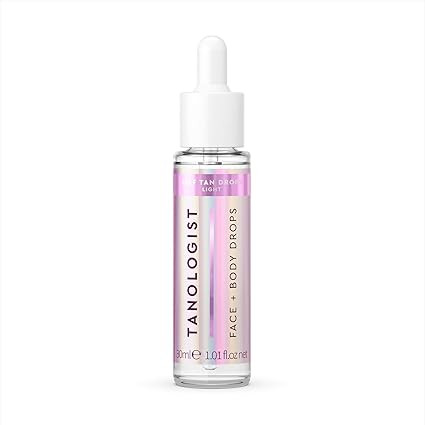 Tanologist Face and Body Drops, Light - Illuminating Self Tan Drops, Vegan and Cruelty Free - 1.0... | Amazon (US)