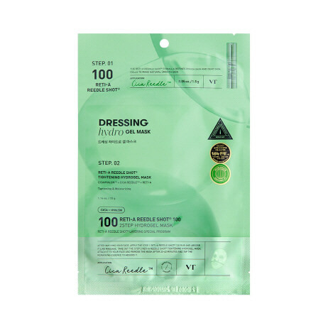 VT Reti-A Reedle Shot 100 2Step Hydrogel Mask Sheet | Olive Young Global