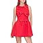 Women's Bow Front Mini Dress Sleeveless Crewneck Cute Cocktail Party Dress for Birthday Graduatio... | Amazon (US)