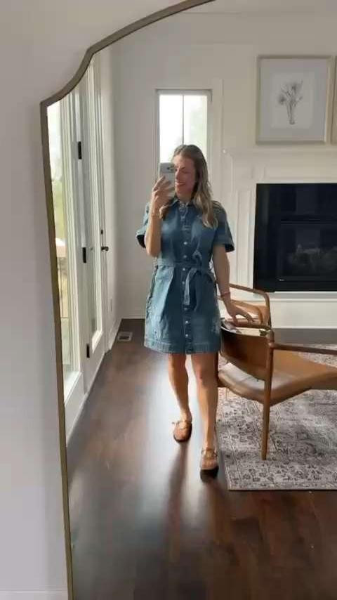 This embroidered denim mini is basically Spring in dress form and fits like a dream in size S. It’s the easiest way to look put-together without actually having to try. 🌸✨👗

#walmartfashion #springoutfit #denimdress #ltkseasonal #affordablefashion #springstyle #walmartfinds #shirtdress #casualstyle #ootd 

 #LTKootd