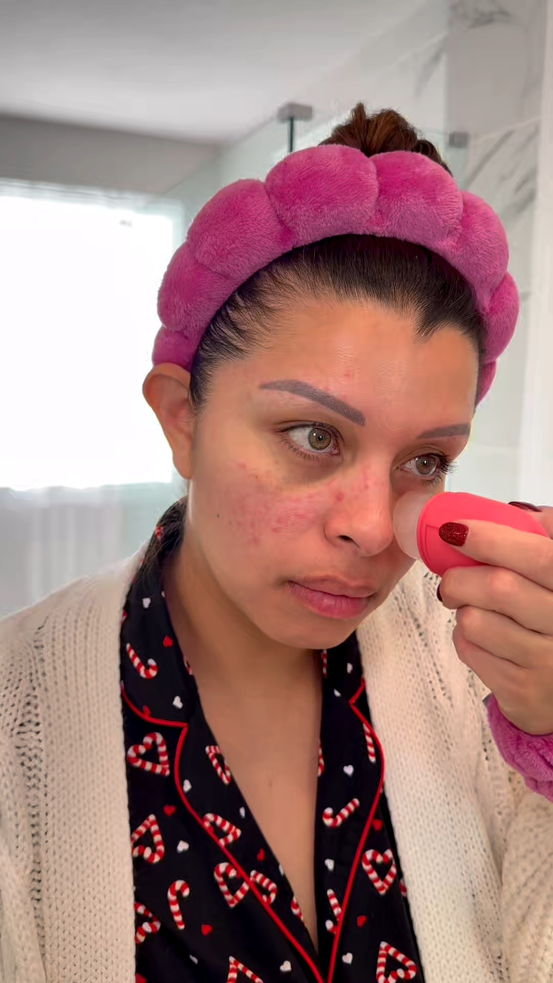 Did you know.... Icing your face in the morning reduces puffiness, tightens skin, and promotes better blood circulation for a refreshed, radiant look. It also helps calm inflammation, minimizes pores, and enhances product absorption for smoother, healthier skin. 

#selfcaretips #selfcareproducts #selfcareroutine #momselfcare #icecube #iceingface #momsover40 #momsover40club 

#LTKGiftGuide #LTKBeauty #LTKOver40