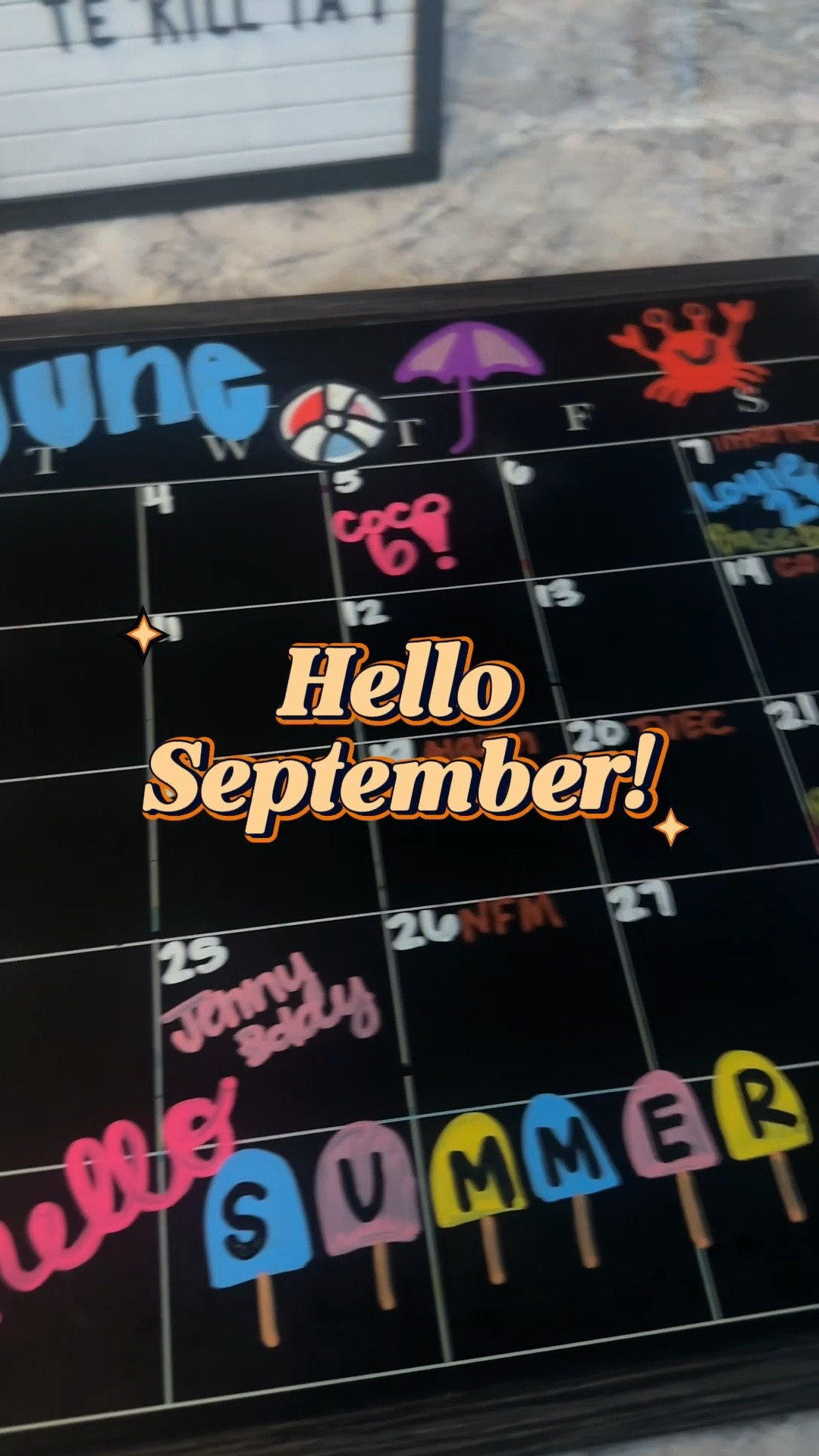 Hello September! The perfect chalk calendar & markers from Amazon! 

#LTKSeasonal #LTKHome #LTKFindsUnder50