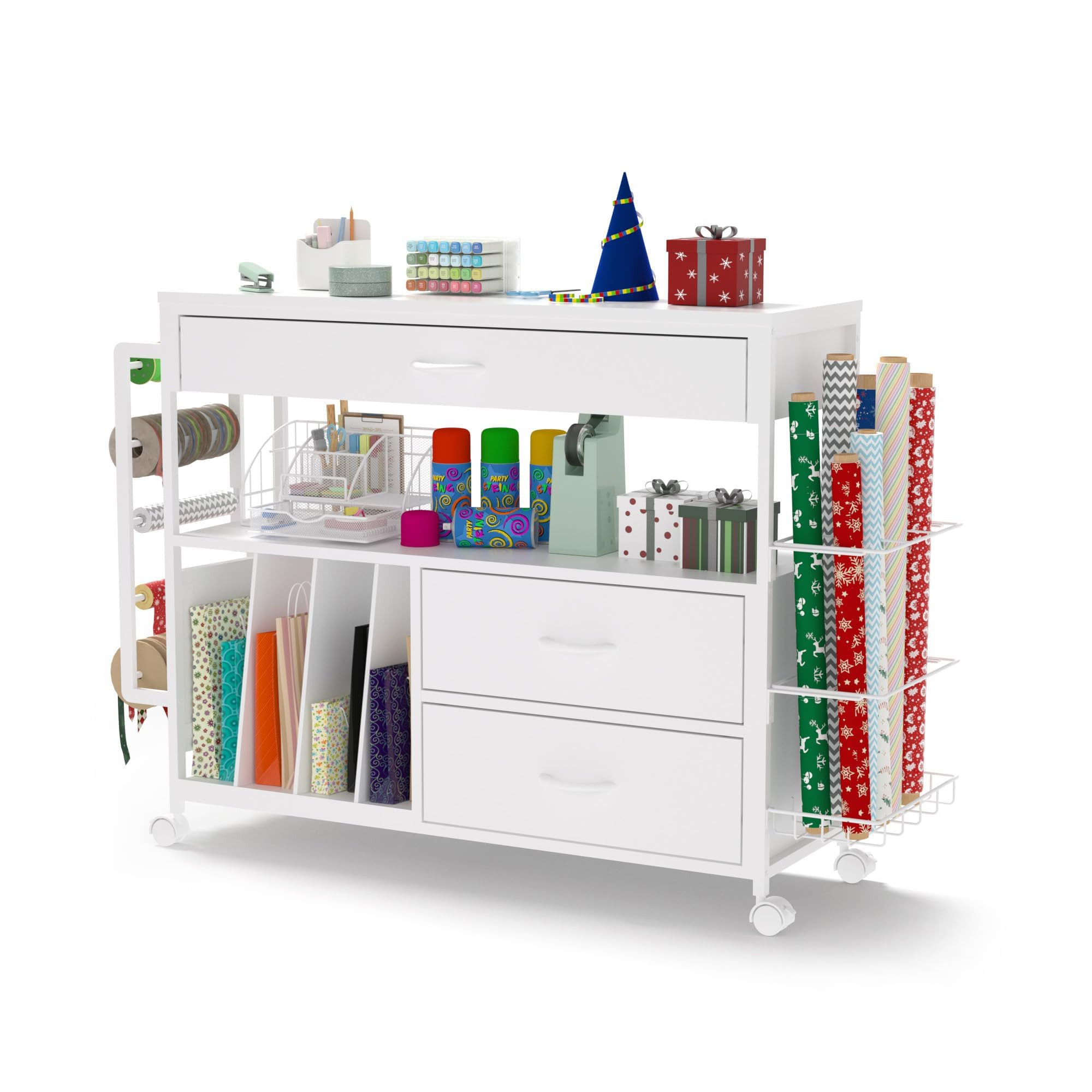 Massive Storage Capacity for All Supplies – Organize with ease: the vertical wrapping paper rac... | Amazon (US)