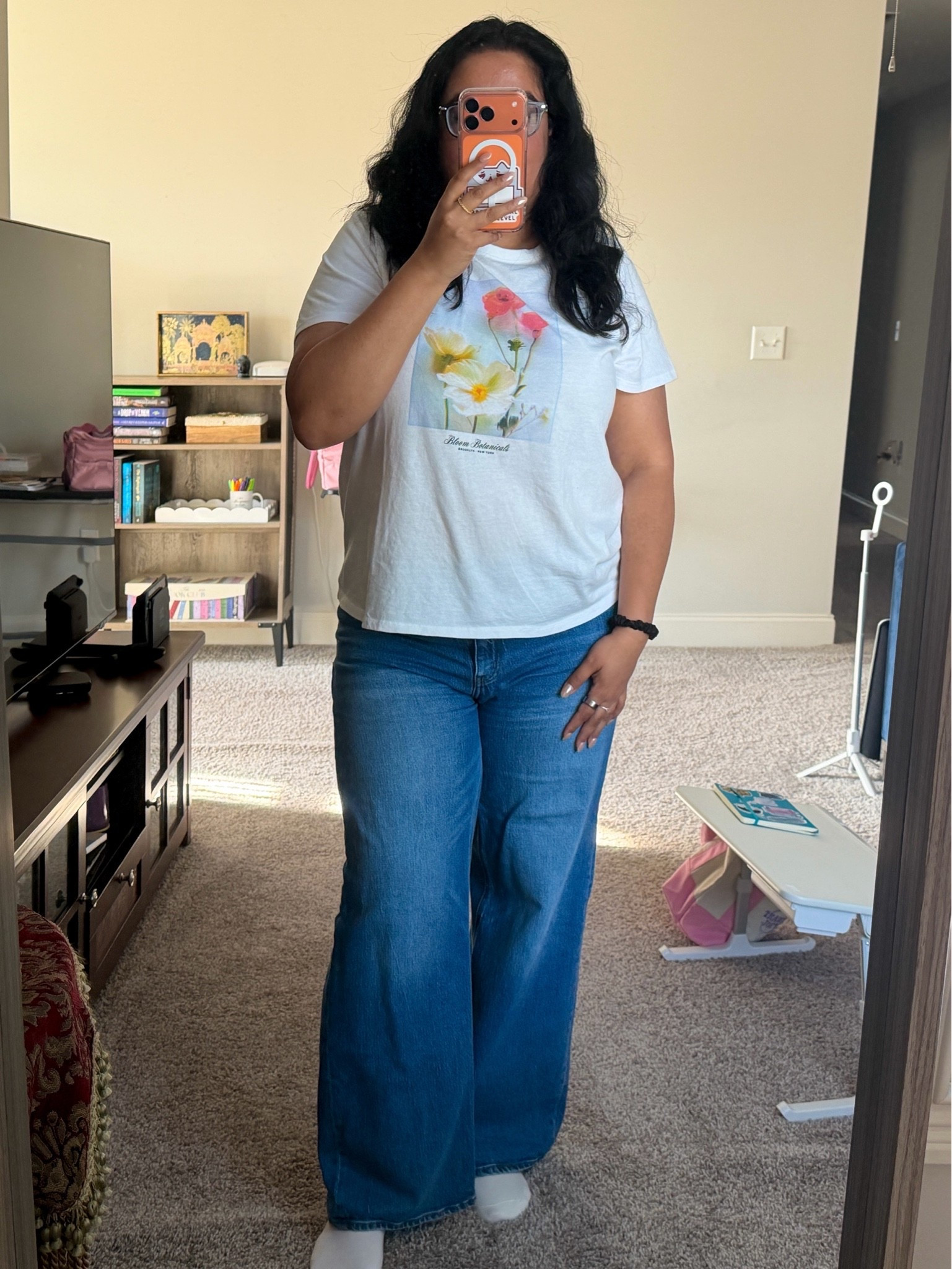 Keeping it summer fun casual today with this floral graphic tee and relaxed straight jeans.

#LTKootd #LTKMidsize #LTKgrwm