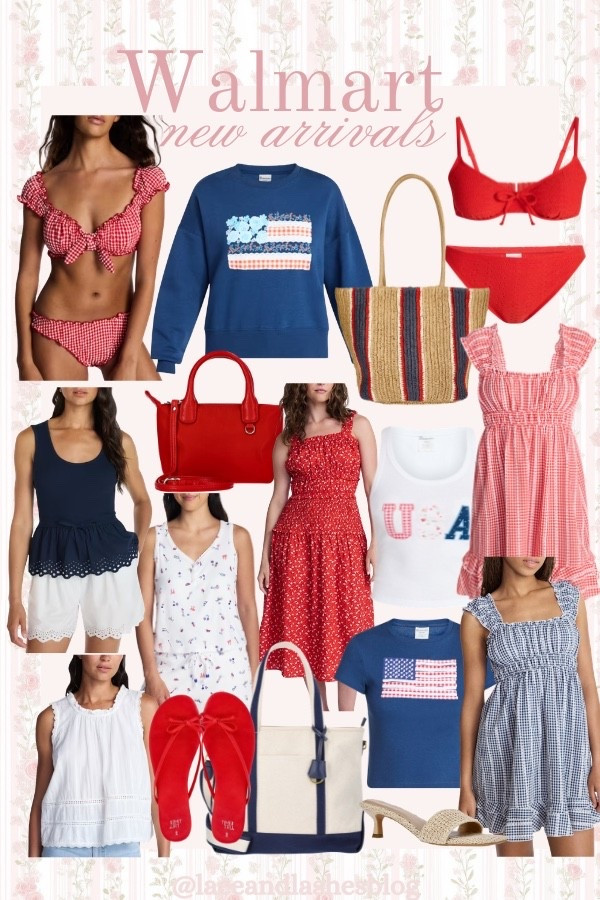 Walmart new arrivals! 
Americana outfits, flag sweater, swimsuit, patriotic outfit

#LTKootd #LTKSeasonal #LTKSaleAlert
