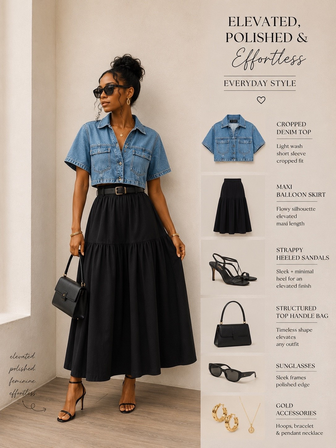 Flowy maxi dresses + cropped denim tops are becoming one of my favorite outfit formulas for spring and summer .

The structured denim keeps the look modern while the soft drop waist silhouette gives that effortless, feminine, expensive vacation energy everyone’s wearing this season.

Perfect for brunch, vacation dinners, church, date night, or just wanting to look elevated without doing too much.

#DropWaistDress #MaxiDressStyle #DenimTop #EffortlessStyle

#LTKootd #LTKmomlife