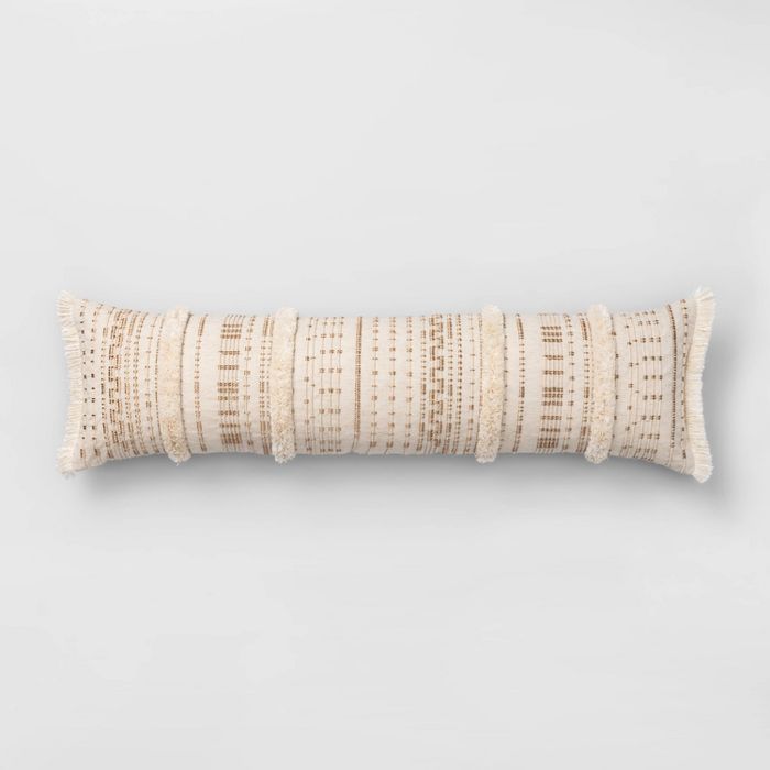 Corded and Tufted Throw Pillow Neutral - Opalhouse™ | Target