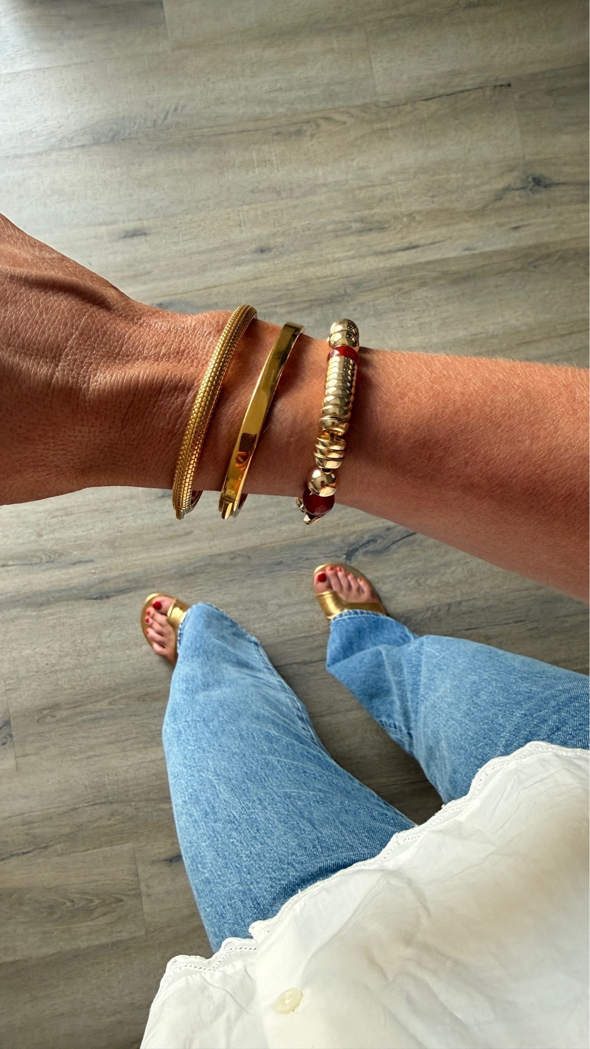 Beautiful bangle stack!

#LTKootd #LTKgrwm #LTKSeasonal