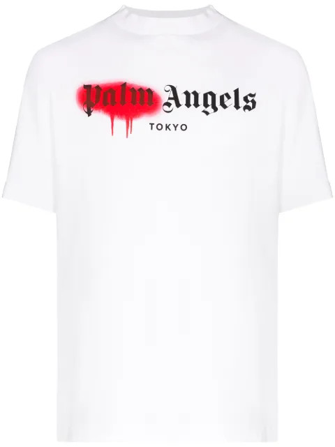 T-Shirt mit Spray-Logo | Farfetch (DE)