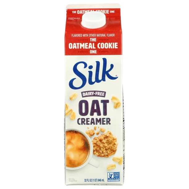 Silk Oat Yeah Oatmeal Cookie Oatmilk Creamer, 32oz (pack of 12) | Walmart (US)