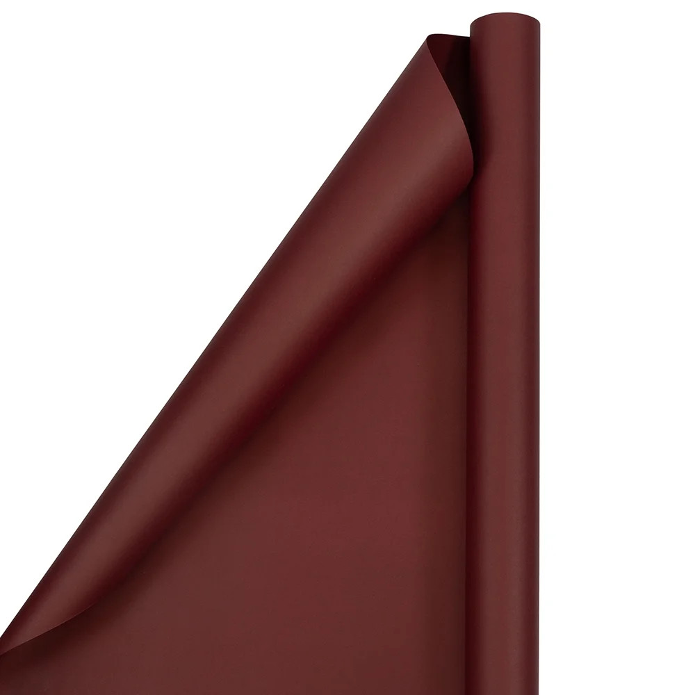 JAM Paper & Envelope Matte Burgundy Holiday Wrapping Paper, 25 Sq. ft, 1 Pack | Walmart (US)