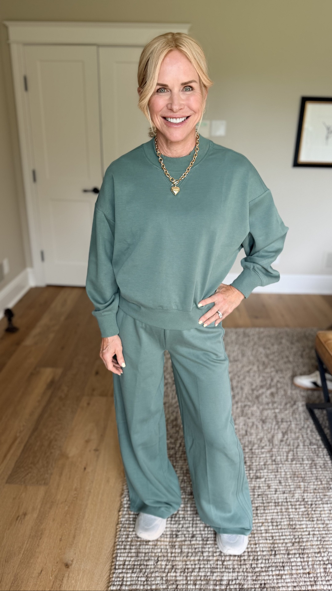 Matching two piece set for the win! The fabric is so soft and comfortable. I’m loving the monochromic look right now! 💚

#LTKOver40 #LTKfitnessgoals #LTKActive