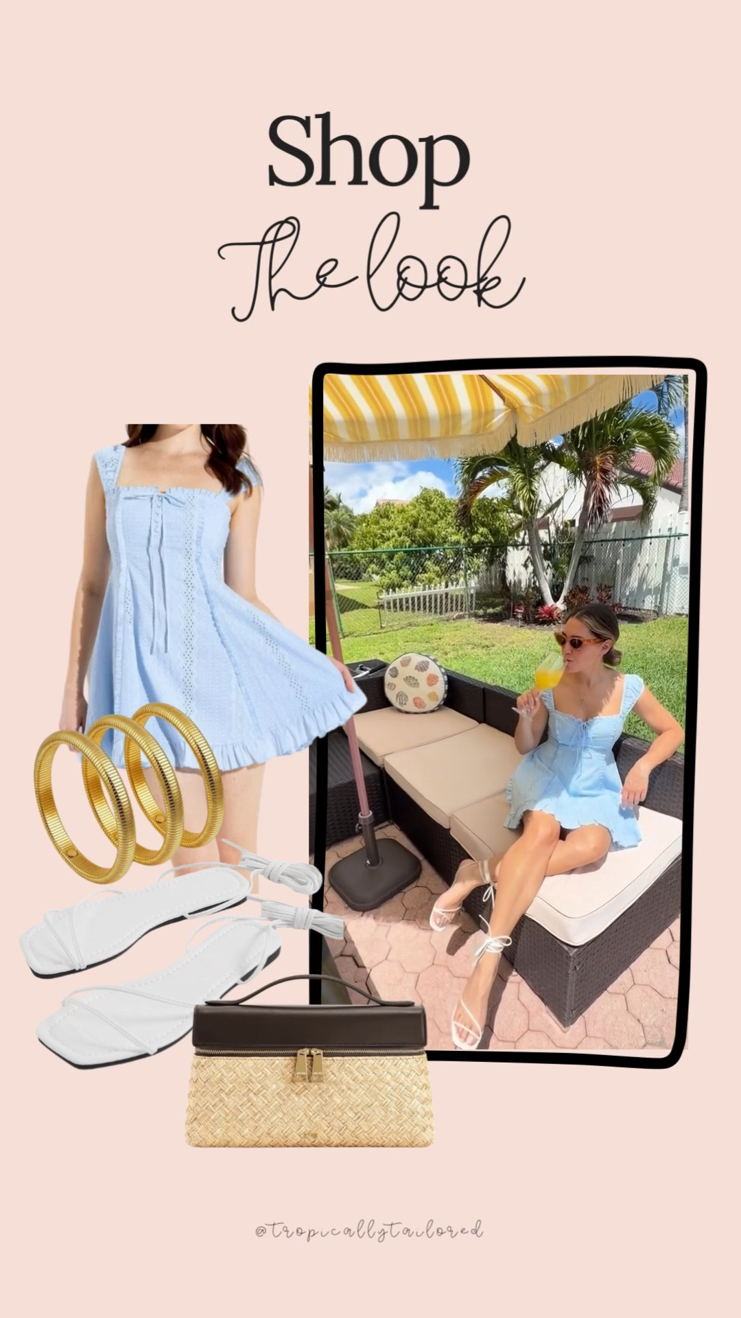 Summer dress and mimosa season 