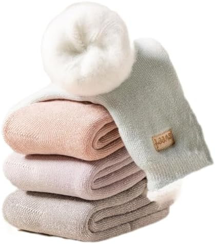 Autumn and Winter Thick Socks with Plush and Thickened Women's Warm and Thick Coral Velvet Socks | Amazon (US)