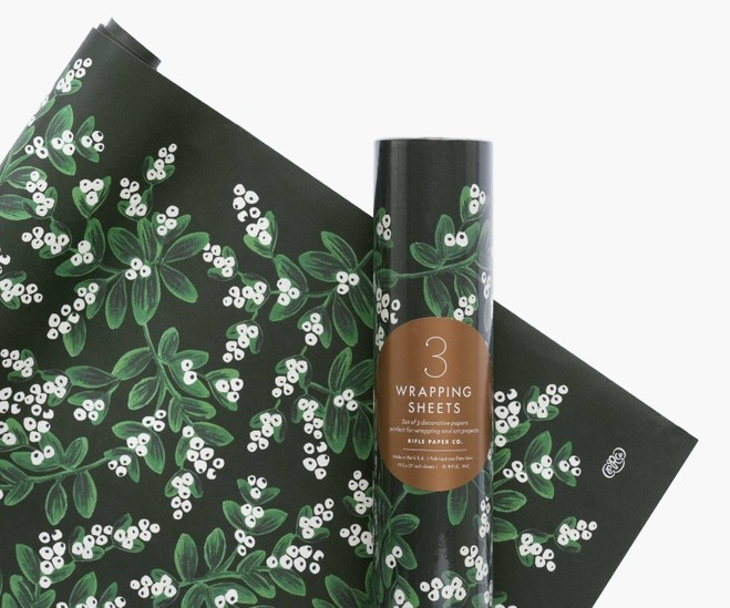 Evergreen Mistletoe Wrapping Sheets | Rifle Paper Co. | Rifle Paper Co.