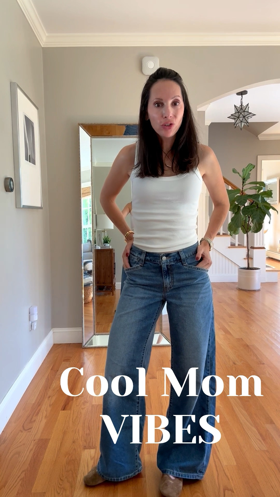 Wearing a size 25 in the cool mom jeans! 



#LTKOver40 #LTKStyleTip #LTKSaleAlert