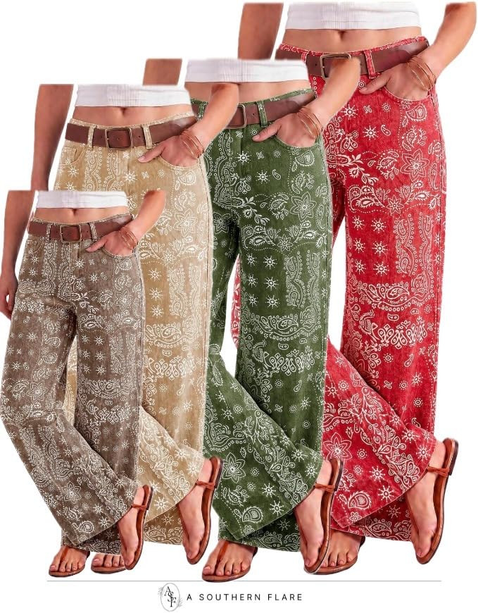 Fall in love with these stylish boho pants and sandals! Perfect for a relaxed, chic look. #BohoSt... | Amazon (US)