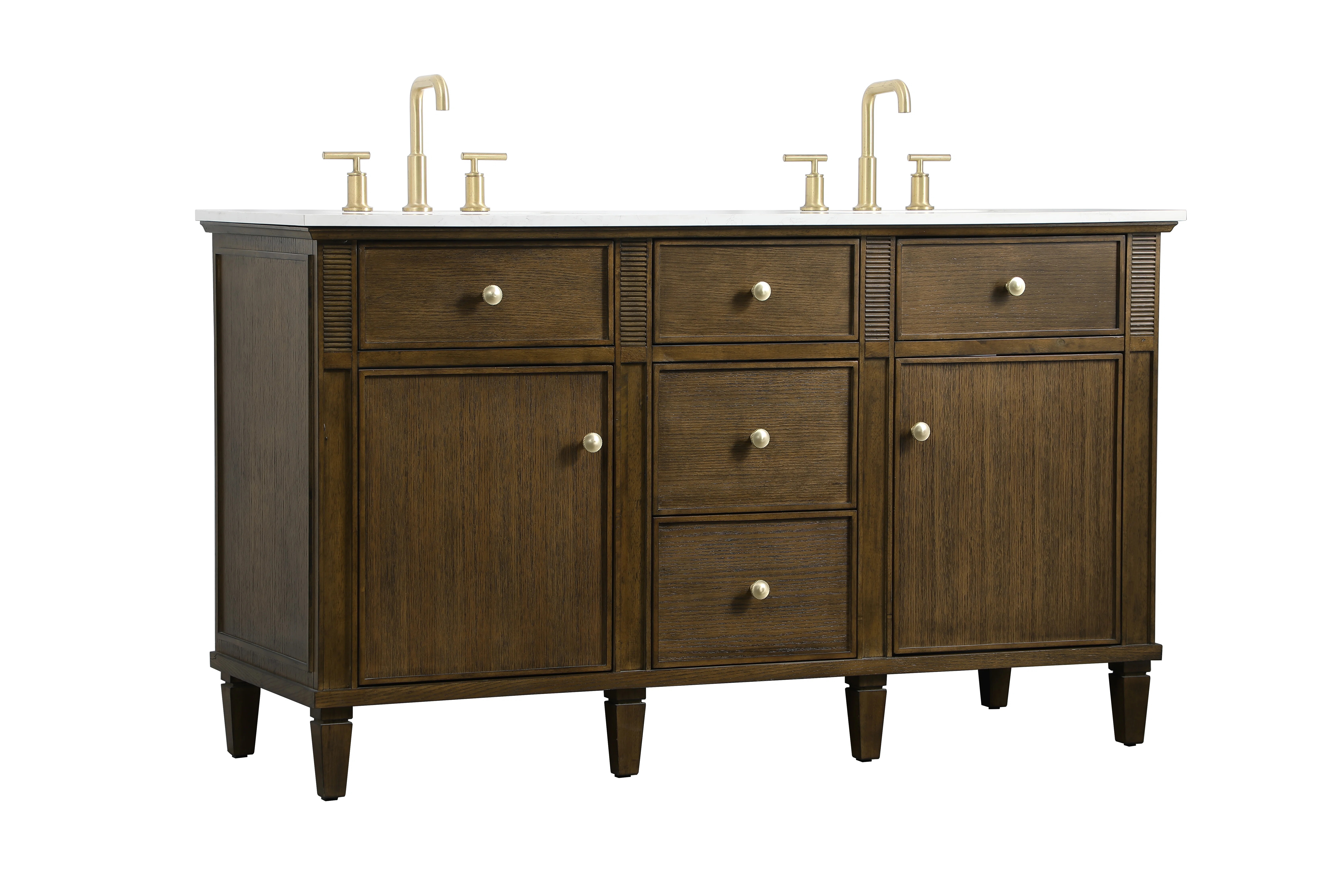 Greeicy 60" Bordeaux Bathroom Vanity | Wayfair North America