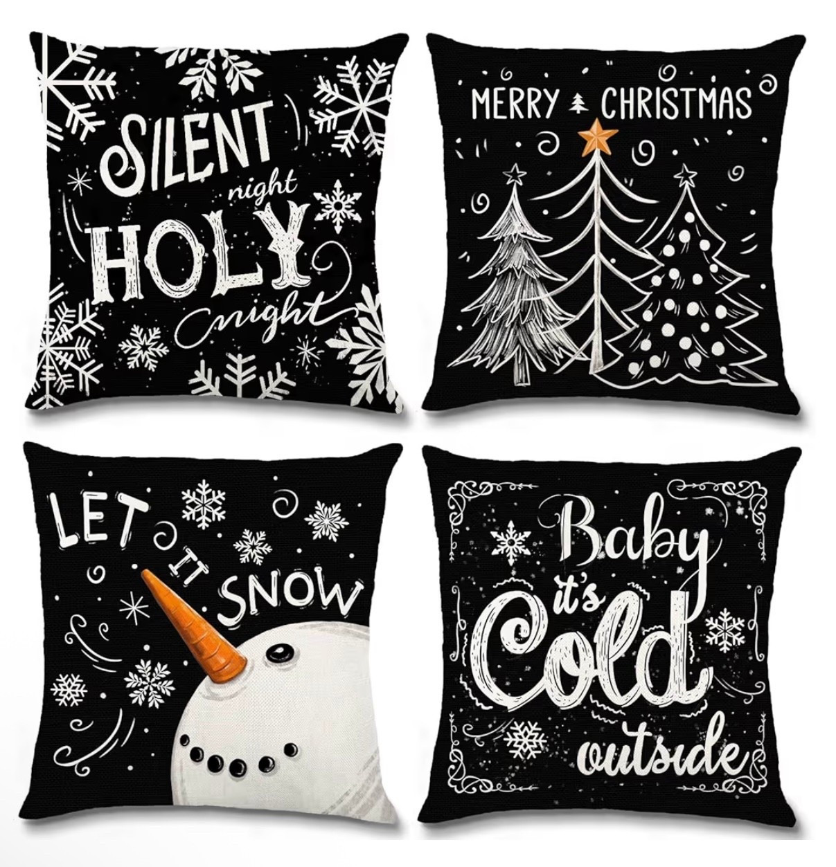 Cozy black Christmas 🎄🖤❄️

#LTKSeasonal #LTKHome #LTKHoliday