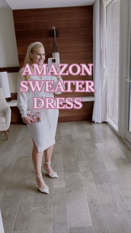 Amazon holiday outfit 

Sweater dress medium, rhinestone heels size 9




#LTKSeasonal #LTKHoliday #LTKVideo