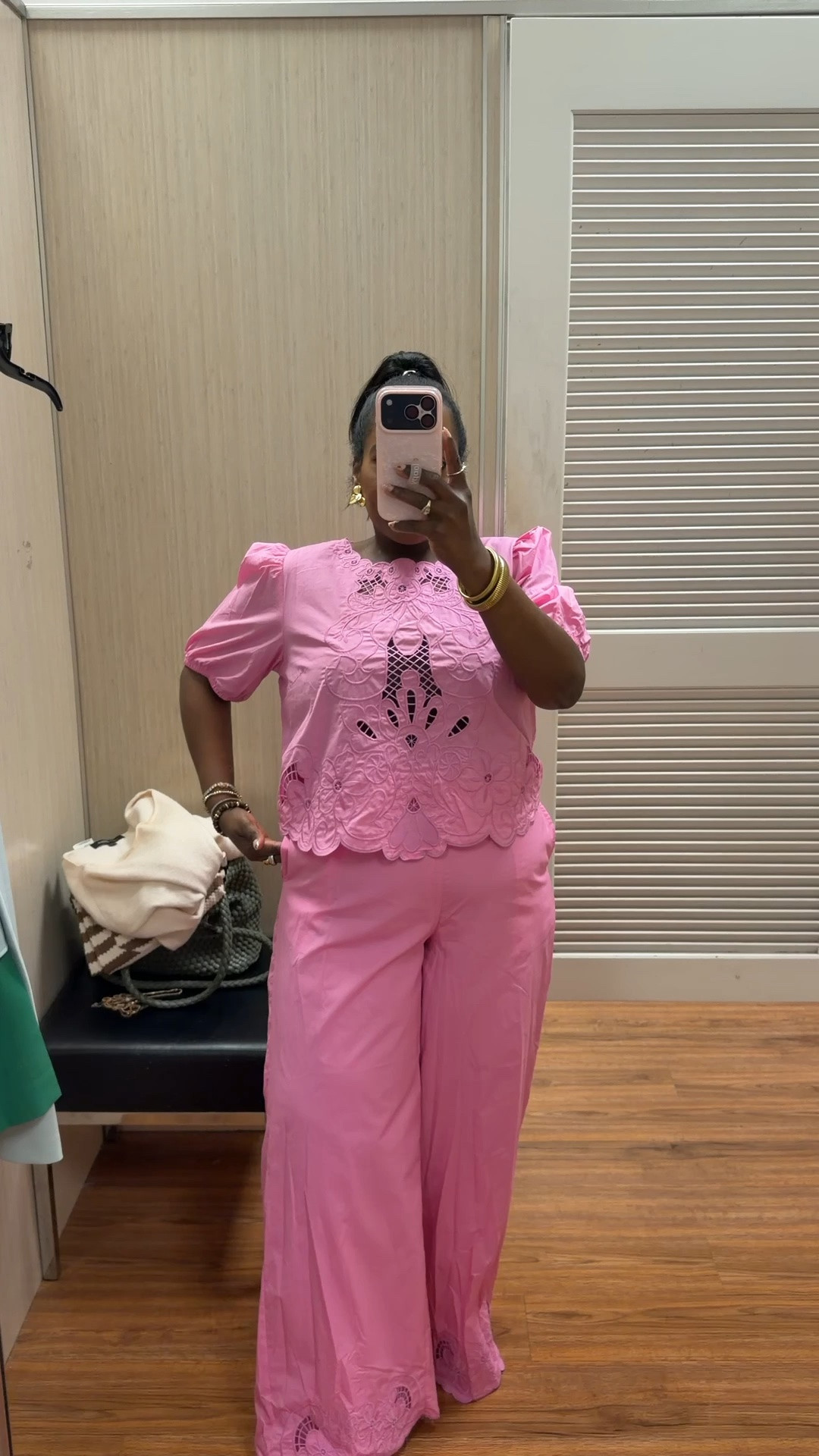 The cutest bubblegum pink set from Belk! Comes in white and red too!

#LTKgrwm #LTKootd #LTKTravel