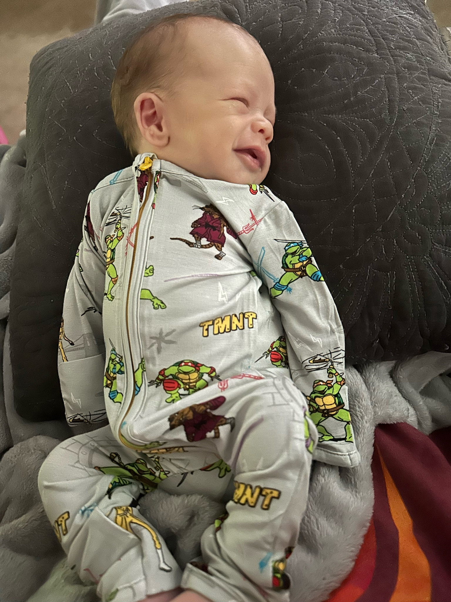 Cutest newborn onesie pajamas 
So soft 

#LTKFindsUnder50 #LTKBaby #LTKStyleTip