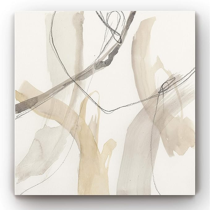 Renditions Gallery Canvas Wall Art Paintings for Home Decor Country Chic Neutral Momentum Wall Ha... | Amazon (US)