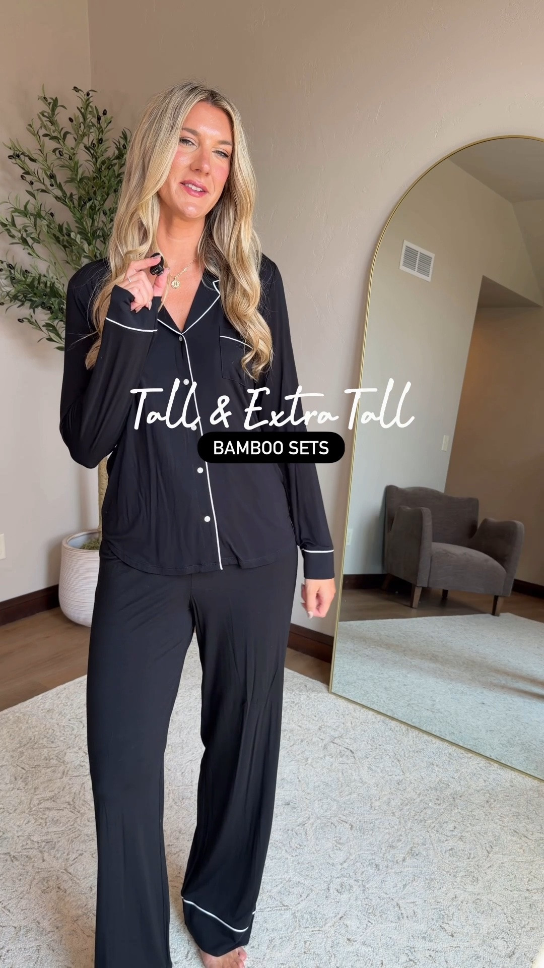 Wearing my true m/extra tall in Amazon and true M/tall in gap 

Both great options and very comparable quality! So soft! 

Pajama sets, matching set, pjs, lounge wear, tall pajamas

#LTKTall #LTKSaleAlert #LTKSeasonal