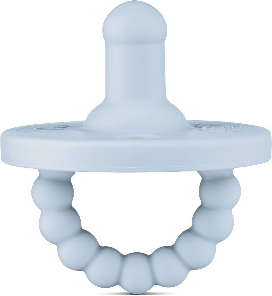 Ryan & Rose Cutie PAT Pacifier Teether (Stage 1, Blue) | Amazon (US)