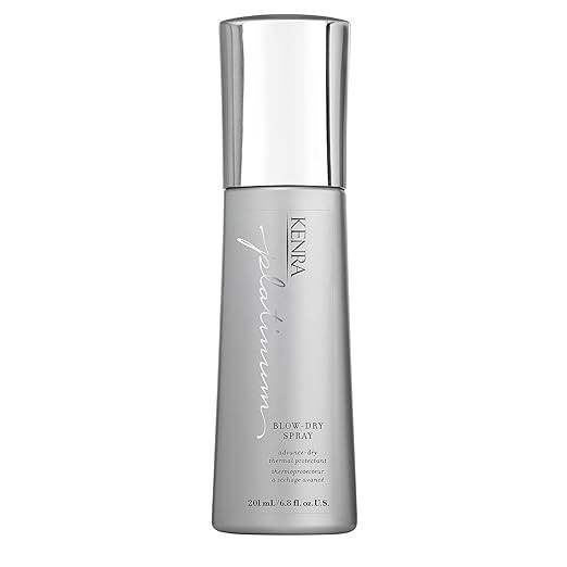 Kenra Platinum Blow-Dry Spray | Time-Saving Heat Protectant | Detangles, Smooths, and Softens | E... | Amazon (US)