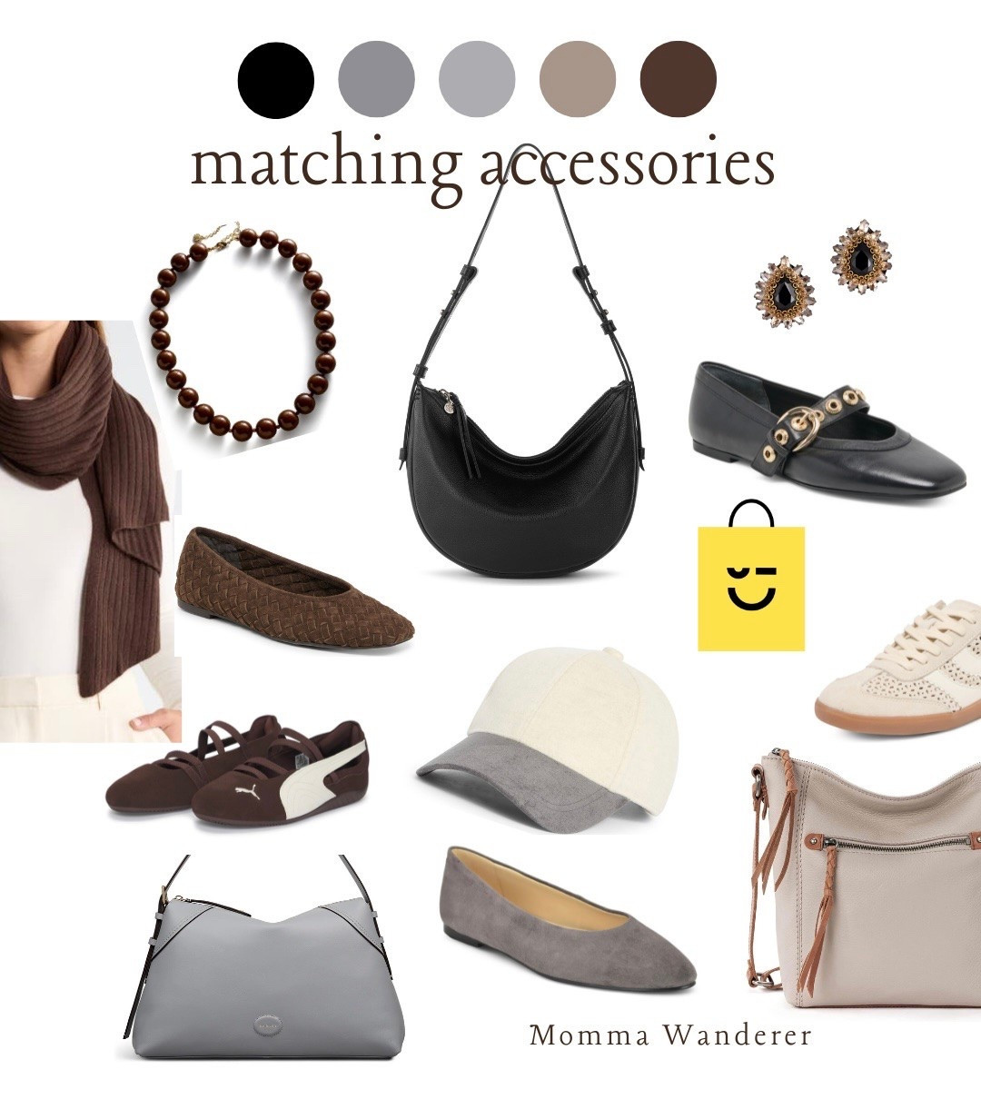 Nordstrom Anniversary Sale matching accessories 🤎🖤🤍🩶 What color do you prefer?

#LTKSaleAlert #LTKSeasonal