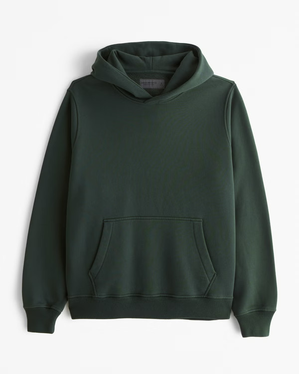 Essential Premium Heavyweight Popover Hoodie | Abercrombie & Fitch (US)