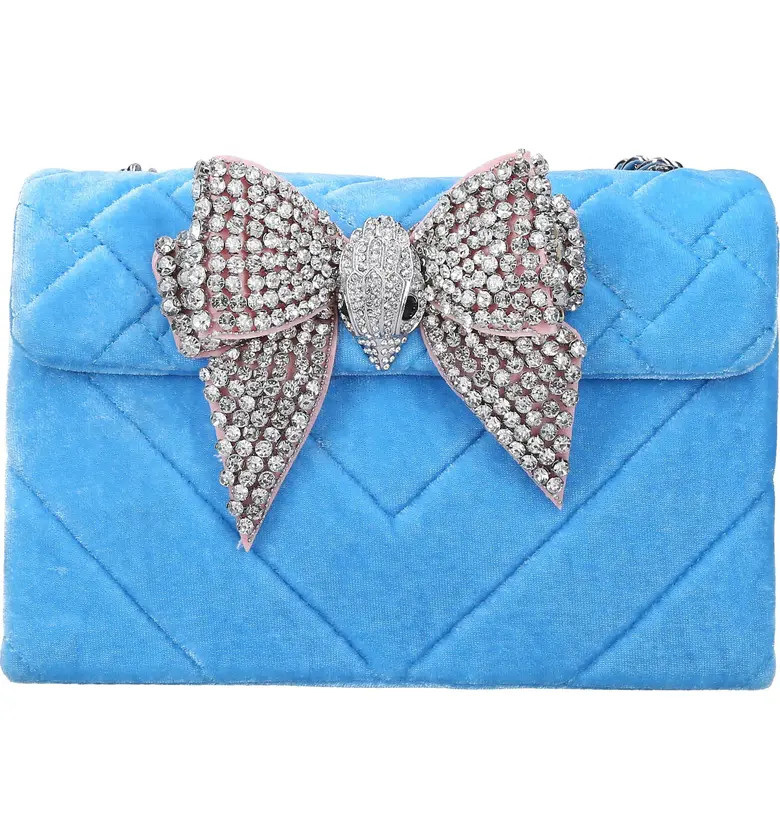 Kurt Geiger London Medium Velvet Kensington Crossbody Bag | Nordstrom | Nordstrom