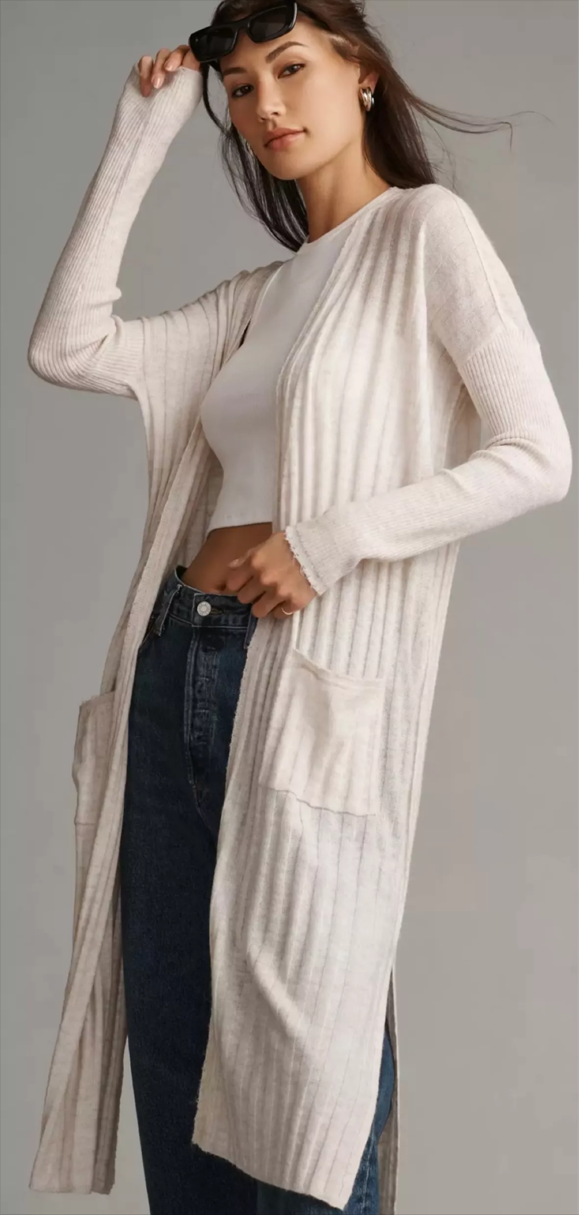 Pilcro Ribbed Duster Cardigan … curated on LTK