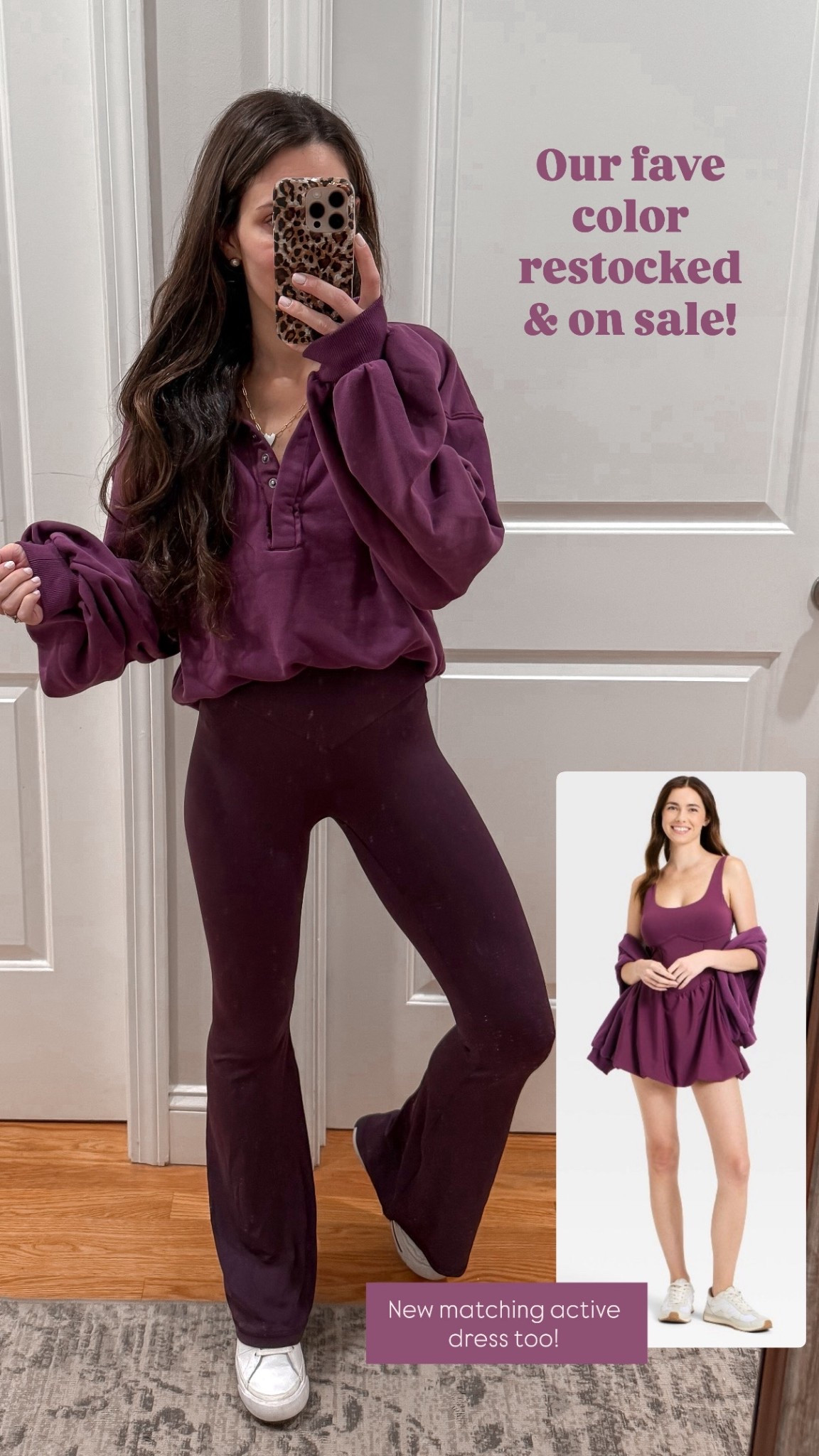 Trending plum outfit ; snap pullover ; target sweatshirt ; target activewear on sale ; bubble hem dress ; bubble active dress ; dress with built in shorts ; every day mom outfit ; new year workout outfit 

#LTKActive #LTKPetite #LTKmomlife