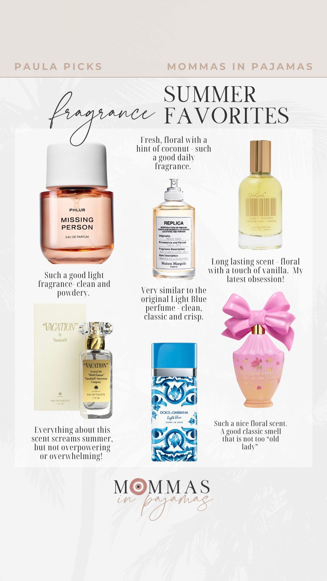 My favorite summer fragrances are so freaking good!  From my bestselling Vacation perfume on Amazon to my newest obsession Sunlit Blooms I will be rotating these all Spring/Summer long! 

Summer fragrance inspo 

#LTKBeauty #LTKSeasonal