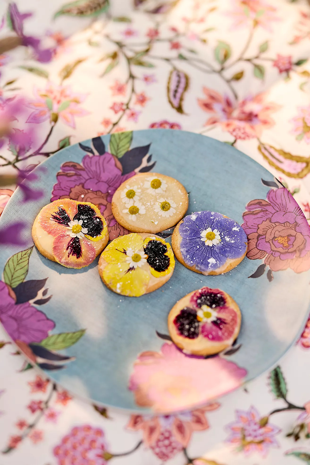 Blossom Melamine Dinner Plates, Set of 4 | Anthropologie (US)