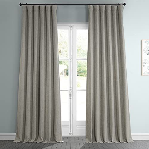Amazon.com: HPD Half Price Drapes BOCH-LN185-P Faux Linen Room Darkening Curtain (1 Panel) 50 X 9... | Amazon (US)
