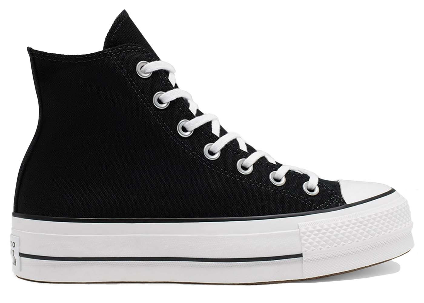 Converse Chuck Taylor All-Star Hi Platform Black White (W) | StockX