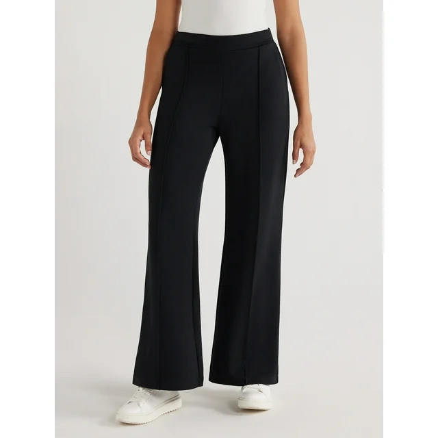 Scoop Women's and Women's Plus Ultimate ScubaKnit Seamed Trouser Pants, Sizes XS-4X | Walmart (US)
