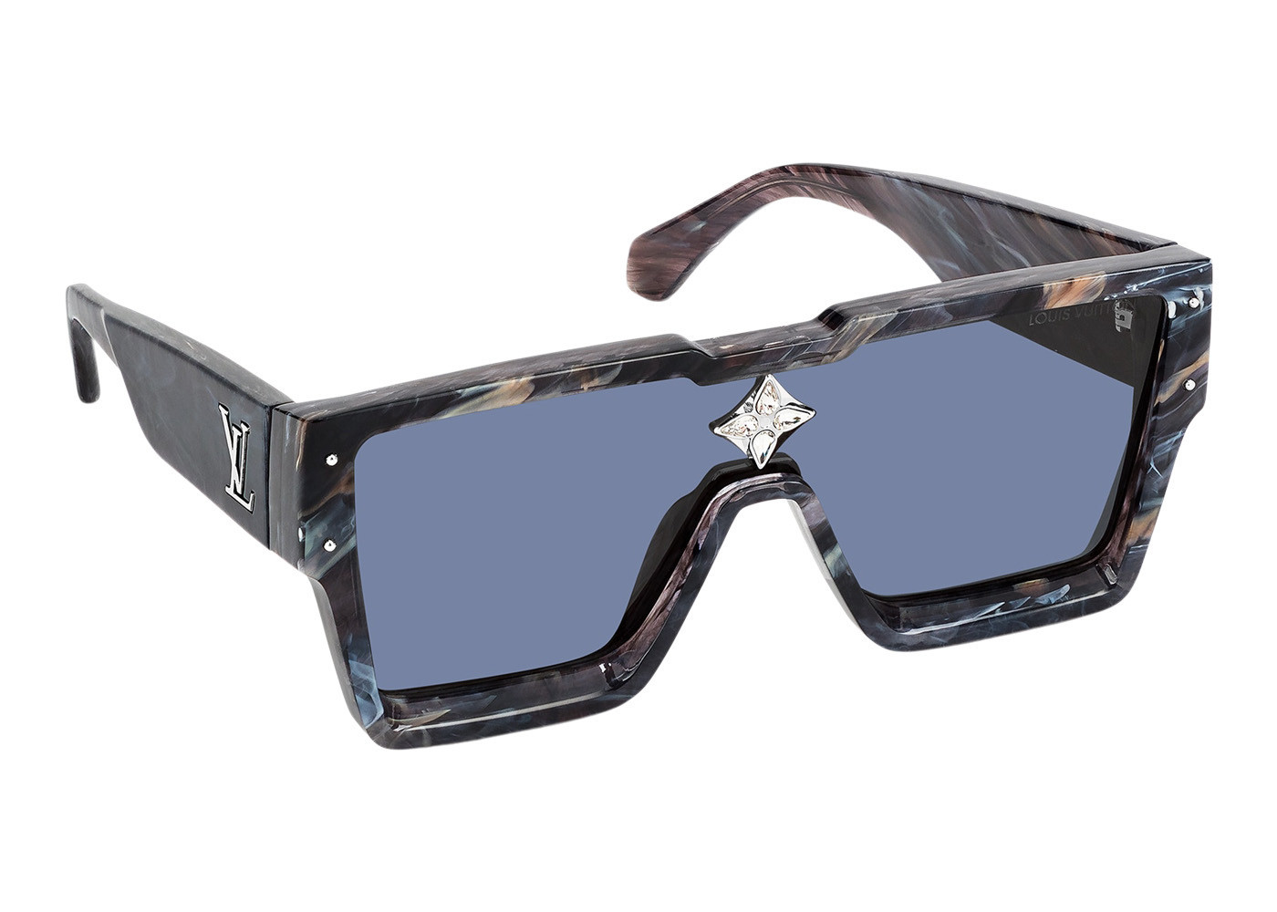 Men's Louis Vuitton Cyclone Sunglasses in Grey Marble/Grey (Z1789 W/E) | StockX