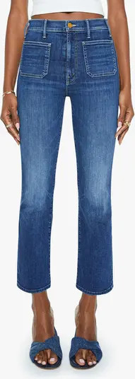 MOTHER The Hustler Patch Pocket Ankle Bootcut Jeans | Nordstrom | Nordstrom