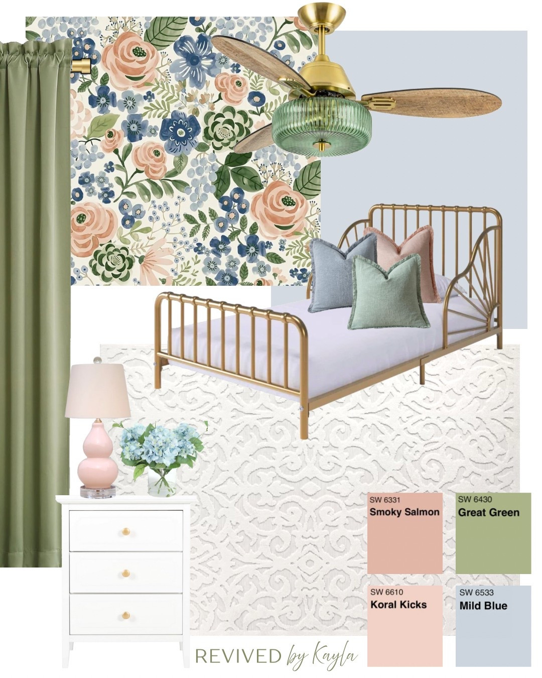 Blue and green girls room design from Wayfair and Amazon, with pops of pink decor and a paint color palette from Sherwin Williams 🌷

#homedecor #homedesign #girls #girlsdecor #girlsroom #girlsbedroom #toddlergirl #toddlerroom toddler girls bedroom furniture decor and paint colors, kids furniture, kids decor #amazon #wayfair #amazonhome

#LTKFindsUnder100 #LTKHome #LTKFindsUnder50