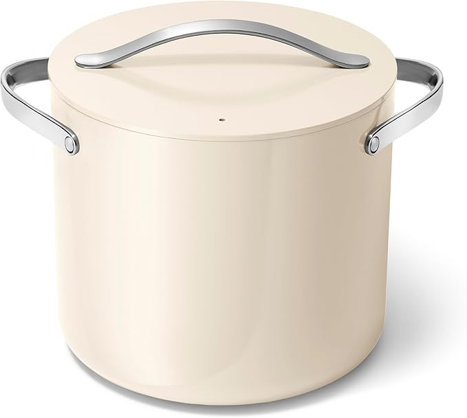 Caraway Stock Pot - 12 Qt Ceramic Coated With Lid - Free From Forever Chemicals - Large for Bigge... | Amazon (US)